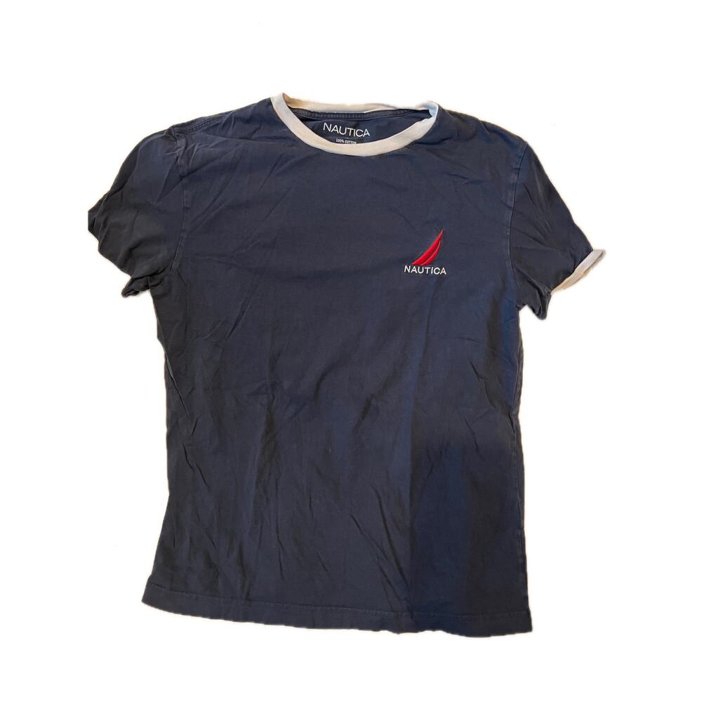 Nautica Black T-Shirt Mens M